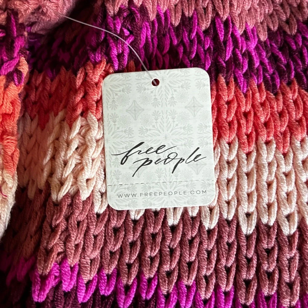 Free People Devon Crewneck Oversized Boxy Sweater Revolve Small